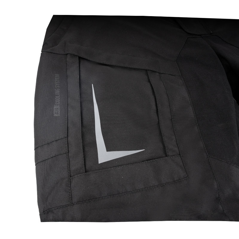 Moto hlače Street Racer Hilax črne - 2. kakovost - II. kakovost