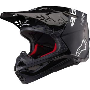 Alpinestars Supertech S-M10 Flood motokros čelada črno-temno siva