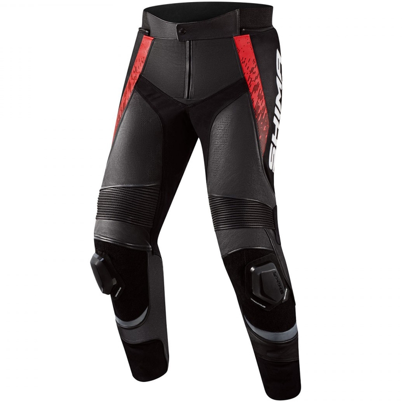 Moto hlače Shima STR 2.0 črno-rdeče