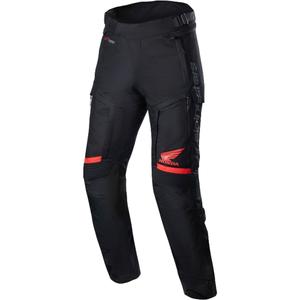 Moto hlače Alpinestars Bogota PRO Drystar Honda rdeče-fluo črne