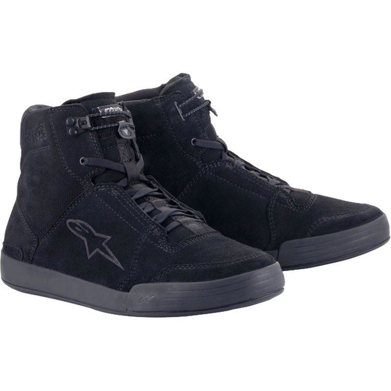 Črno-črni motoristični škornji Alpinestars Chrome
