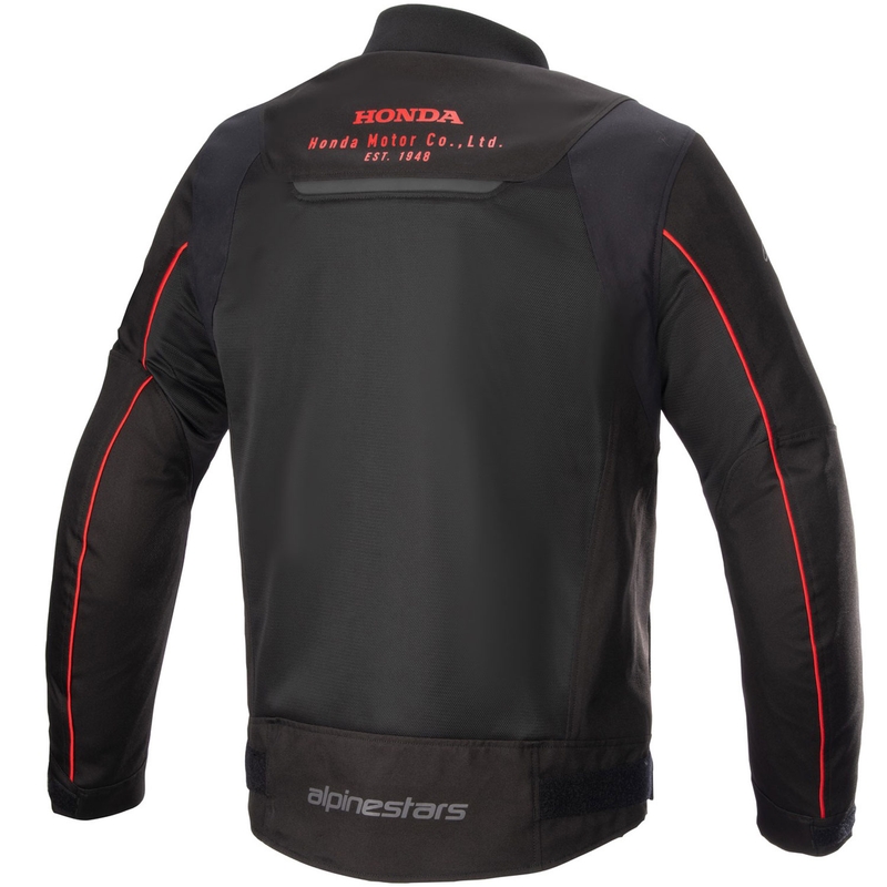 Moto jakna Alpinestars Luc Air 2 Honda črno-rdeča