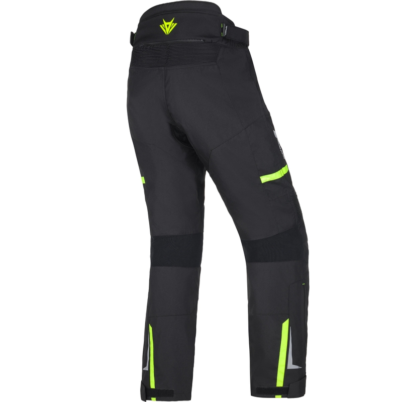 Motoristične hlače RSA EXO 2 črno-fluo rumene
