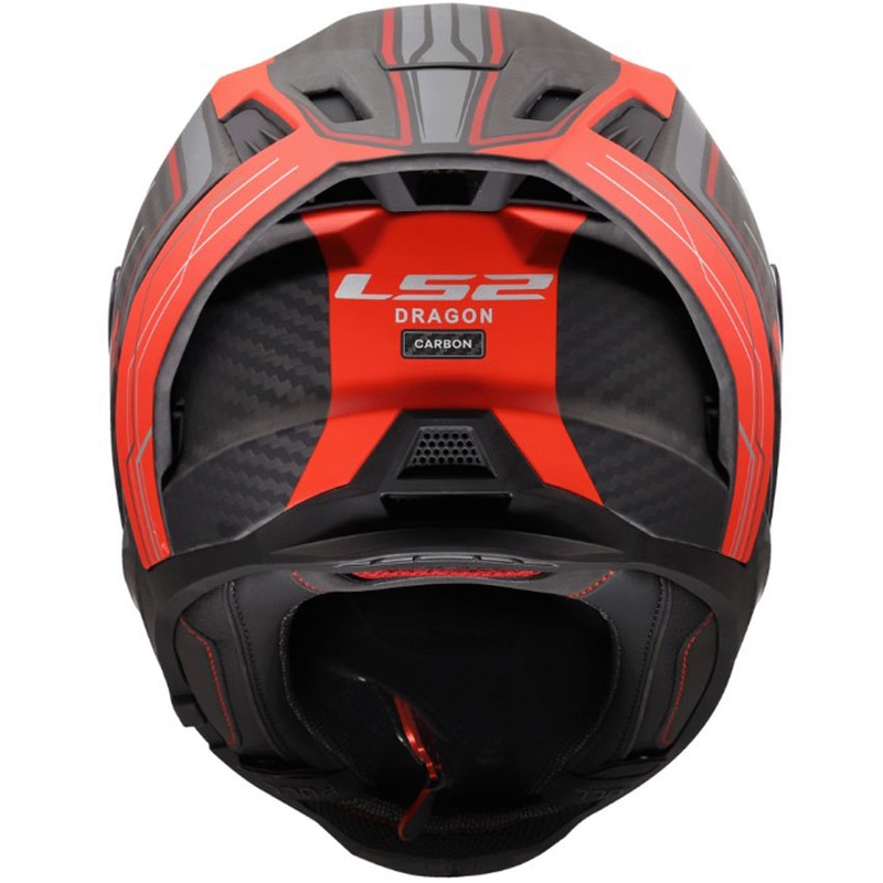 Motoristična čelada LS2 FF807 Dragon Subic rdeča