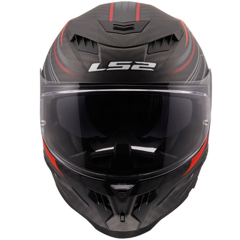 Motoristična čelada LS2 FF807 Dragon Subic rdeča