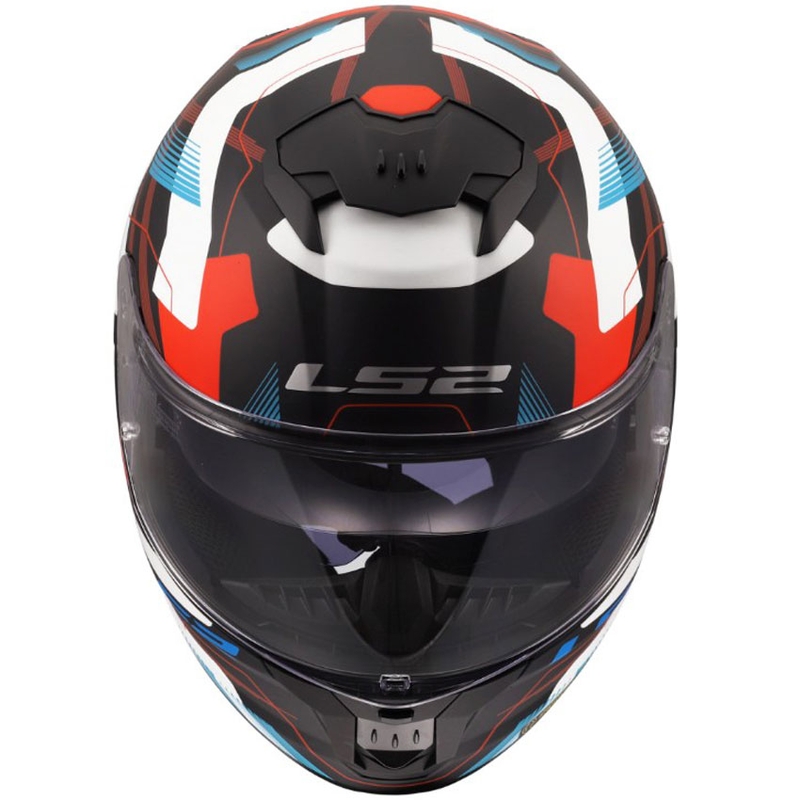 Motoristična čelada LS2 FF808 Stream II Mika mat belo-modra