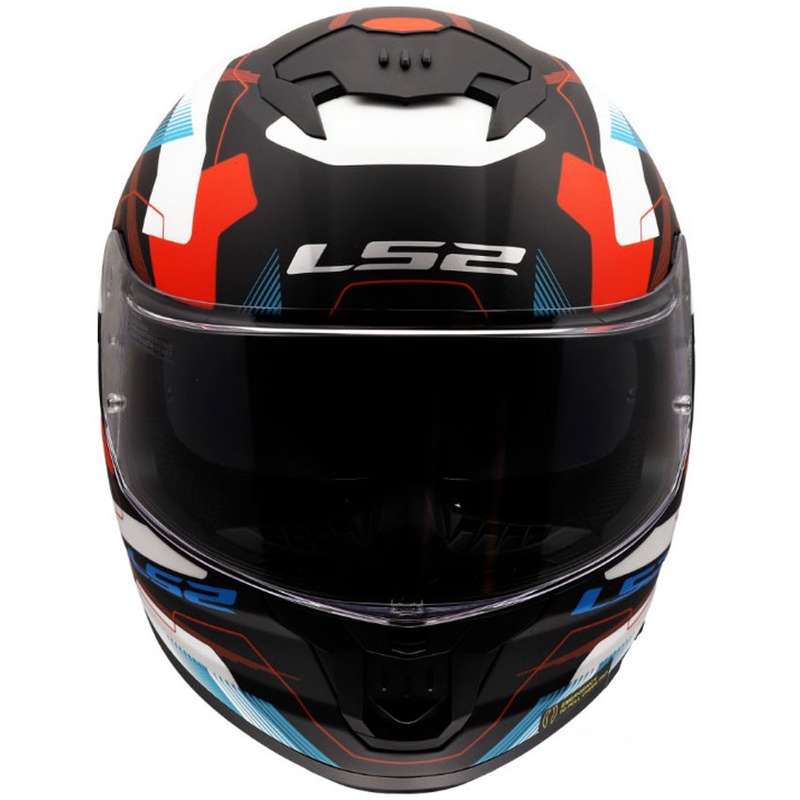 Motoristična čelada LS2 FF808 Stream II Mika mat belo-modra