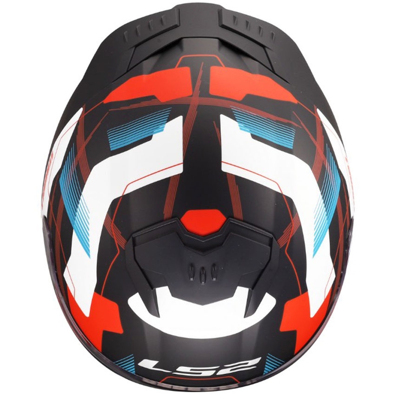 Motoristična čelada LS2 FF808 Stream II Mika mat belo-modra