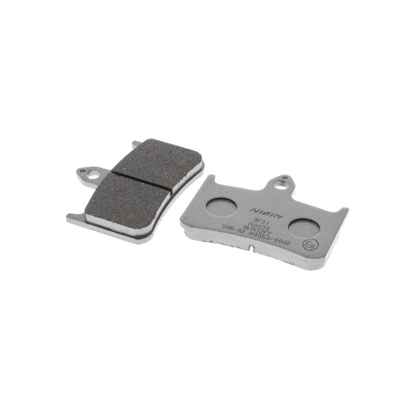 Zavorne ploščice NISSIN pol-kovinske zmesi 68x54x8,2 mm 2 kos