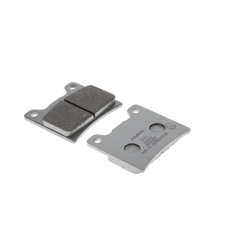 Zavorne ploščice NISSIN pol-kovinske zmesi 63,5x54,9x8,5 mm 2 kosa