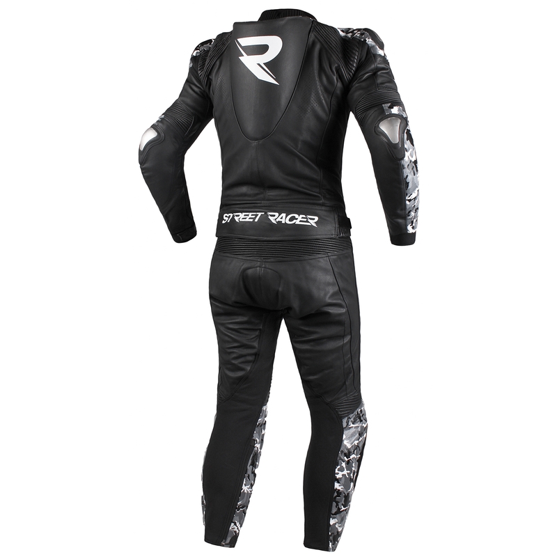 Moška jakna z vzorcem Street Racer Black-Grey razprodaja