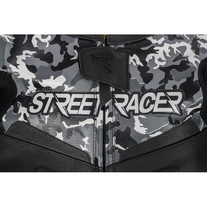 Moška jakna z vzorcem Street Racer Black-Grey razprodaja