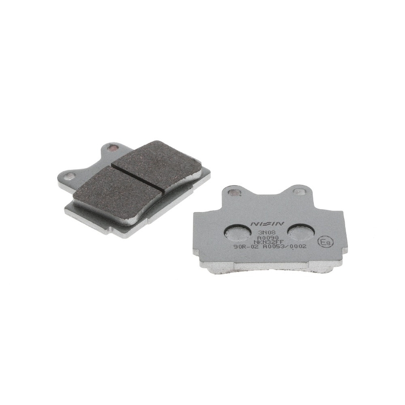 Zavorne ploščice NISSIN pol-kovinske zmesi 68x57x8,5 mm 2 kos