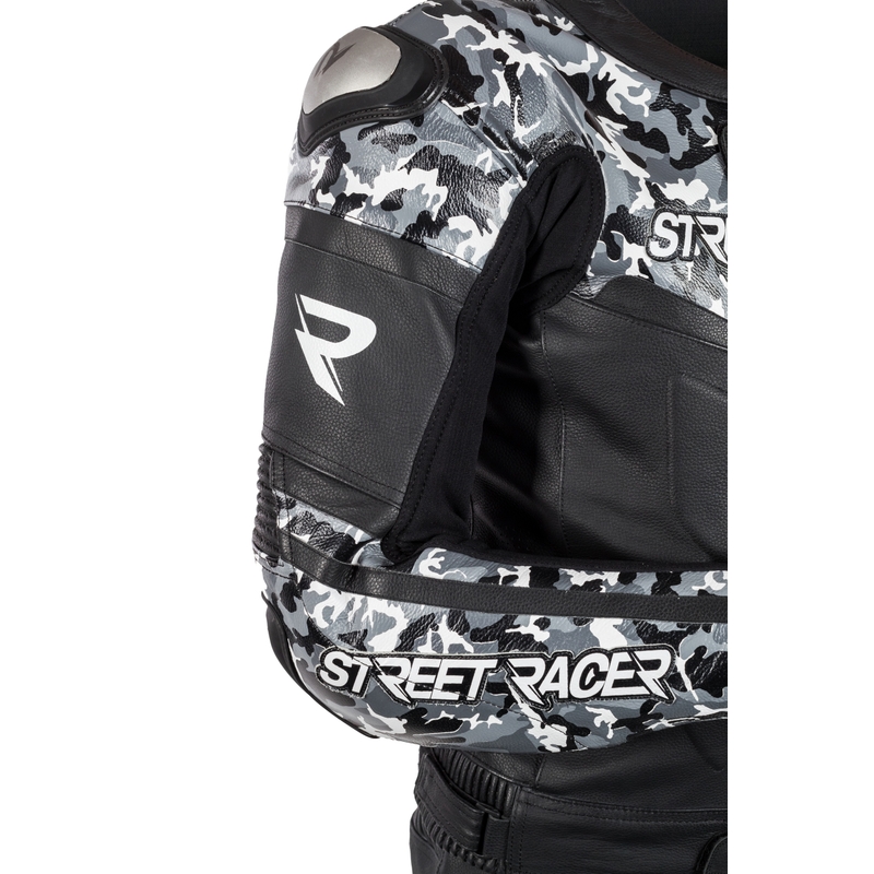 Moška jakna z vzorcem Street Racer Black-Grey razprodaja