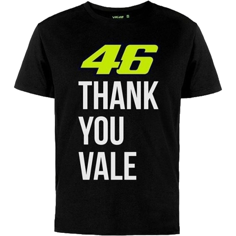 Otroška majica VR46 Valentino Rossi "Thank you Vale" črna