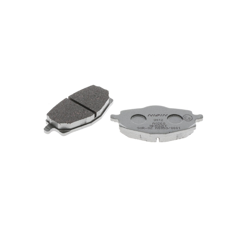 Zavorne ploščice NISSIN pol-kovinska zmes 71,4x36x9,2 mm 2 kosa