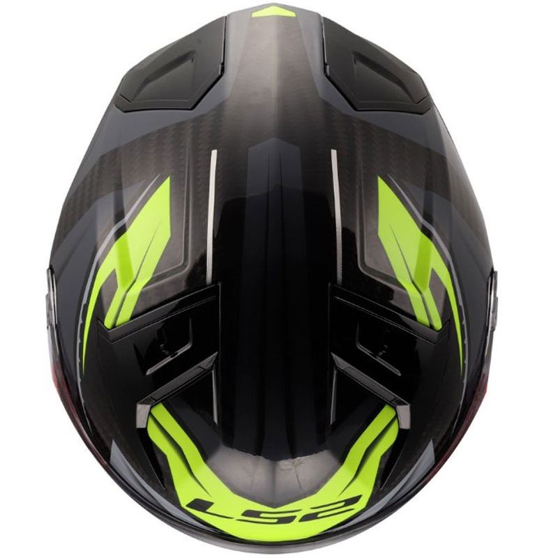 Motoristična čelada LS2 FF811 Vector II C Savage HV rumena, sijajna
