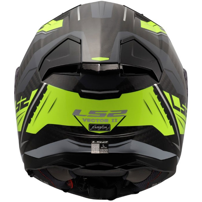 Motoristična čelada LS2 FF811 Vector II C Savage HV rumena, sijajna