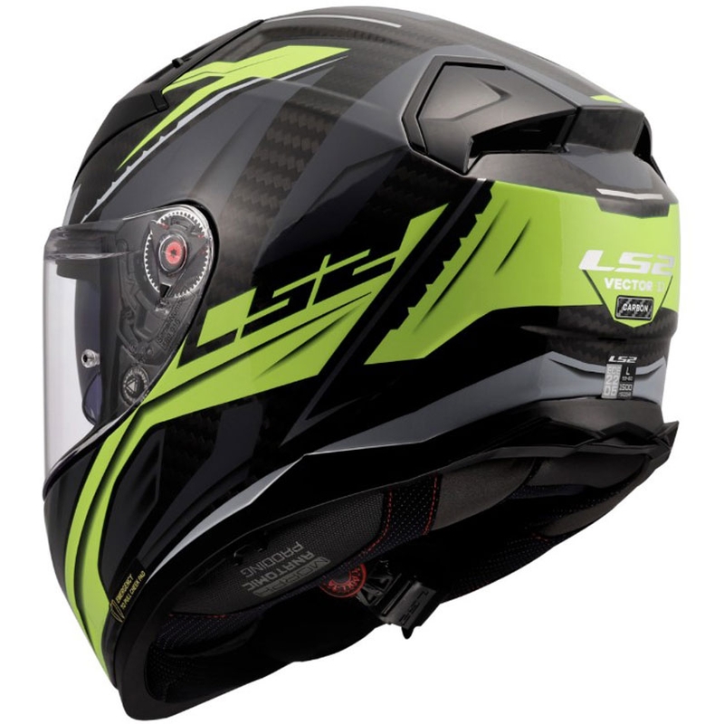 Motoristična čelada LS2 FF811 Vector II C Savage HV rumena, sijajna