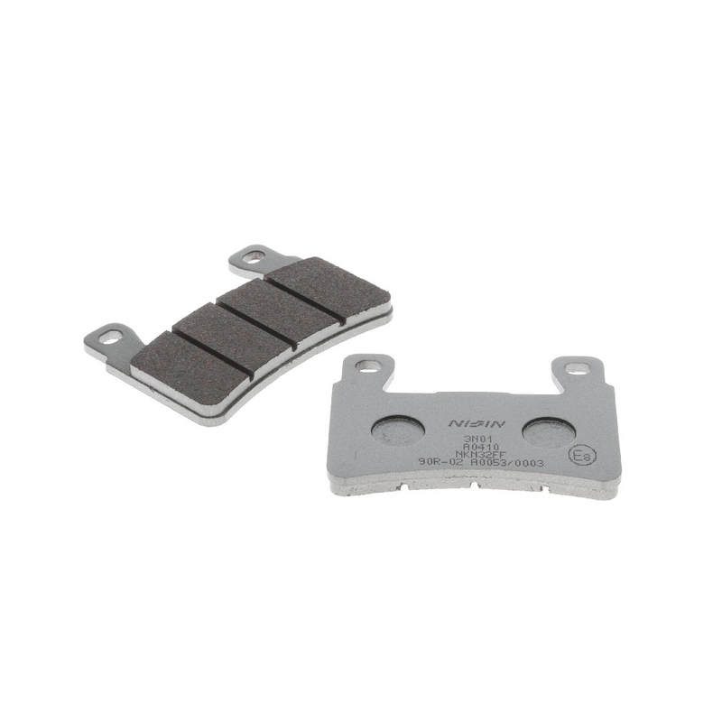 Zavorne ploščice NISSIN pol-kovinske zmesi 74,7x55,2x7,2 mm 2 kosa