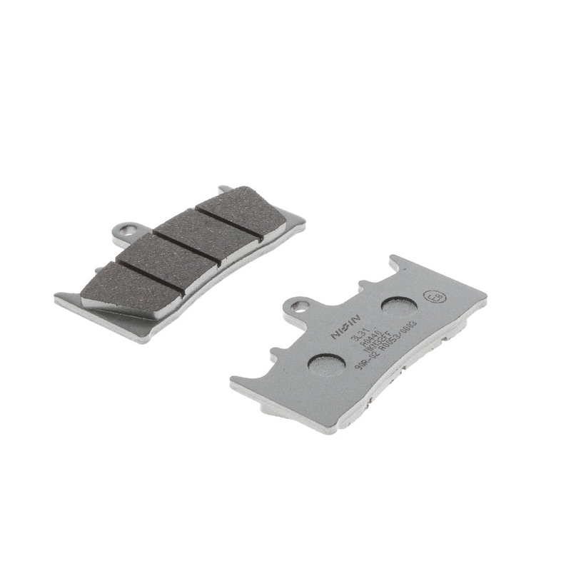 Zavorne ploščice NISSIN pol-kovinske zmesi 89,7x52x8 mm 2 kos