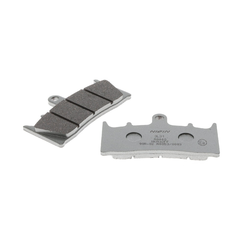 Zavorne ploščice NISSIN pol-kovinske zmesi 89,7x52x8 mm 2 kos