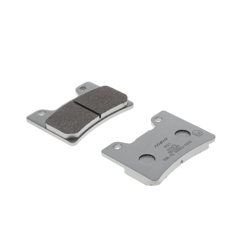 Zavorne ploščice NISSIN pol-kovinske zmesi 74,5x54x9 mm 2 kos