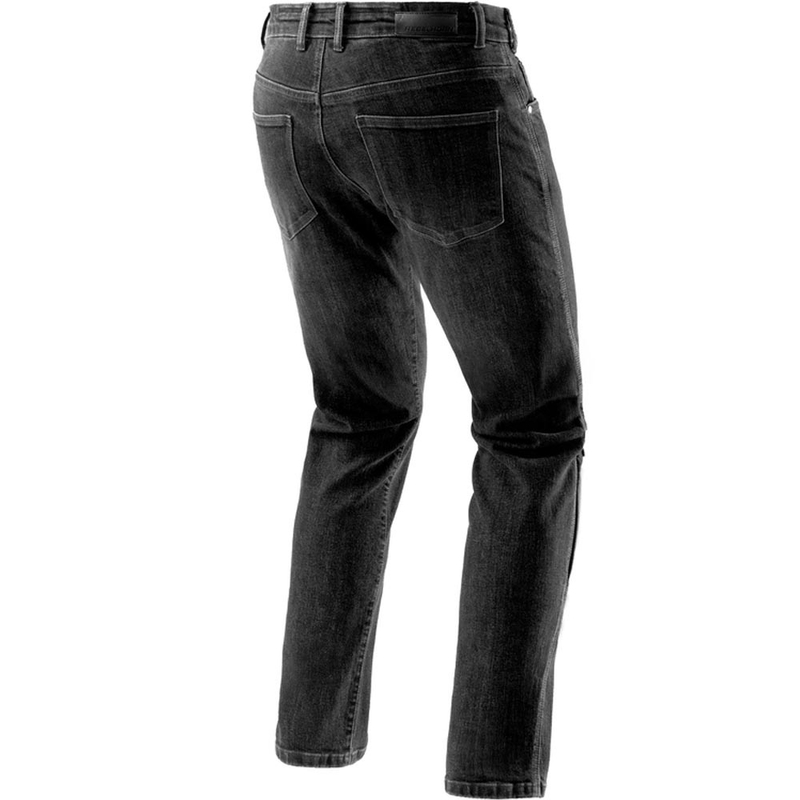 Rebelhorn klasične enoslojne motoristične kavbojke, oprane črne barve