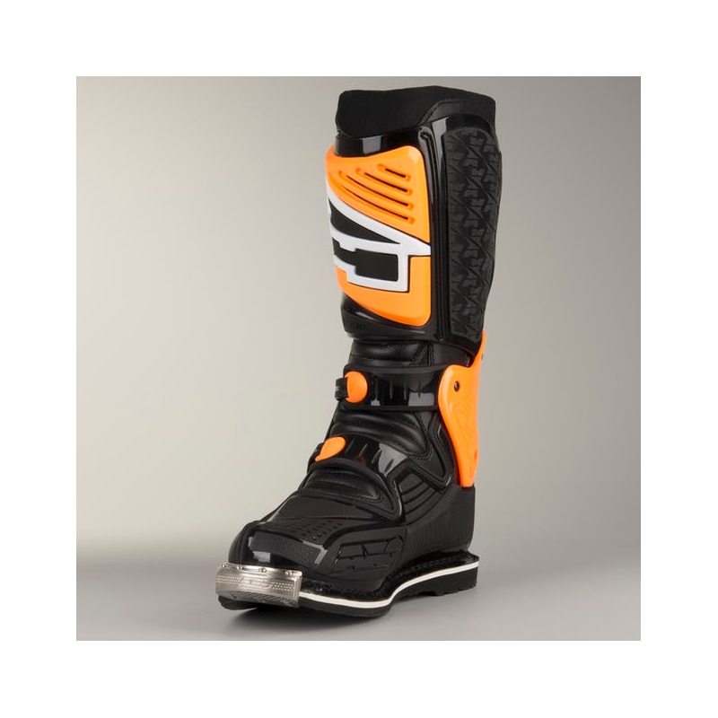 Motoristični škornji AXO A2 black-fluo oranžna razprodaja
