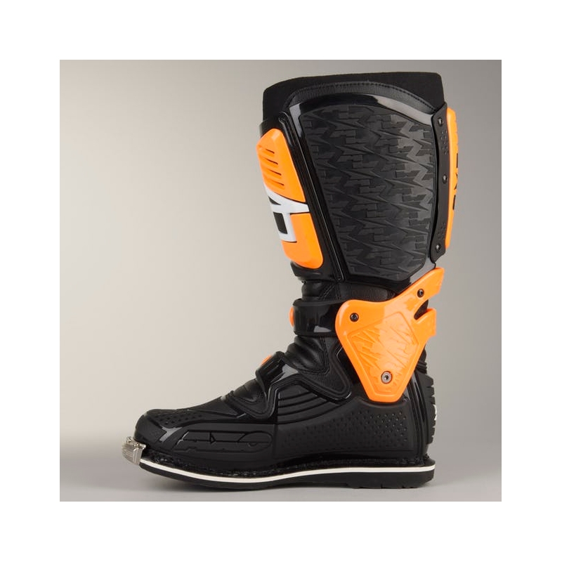 Motoristični škornji AXO A2 black-fluo oranžna razprodaja