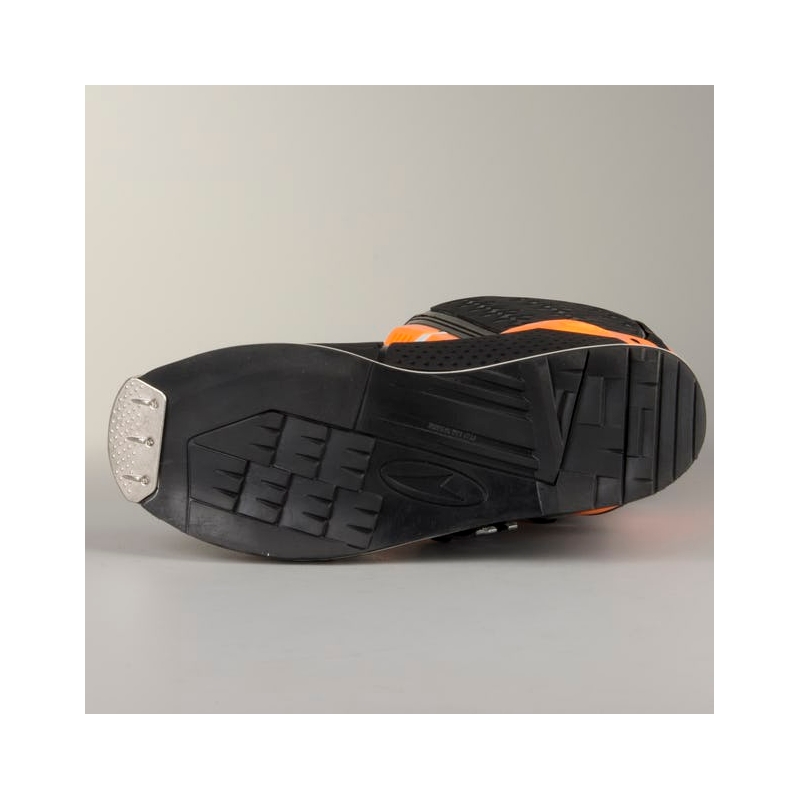 Motoristični škornji AXO A2 black-fluo oranžna razprodaja