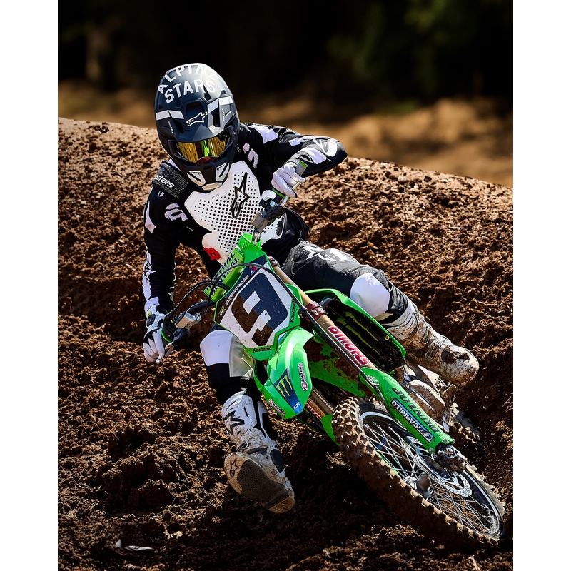Alpinestars TECH-AIR®MX PLASMA sistem zračnih blazin, bel-črno-rdeč