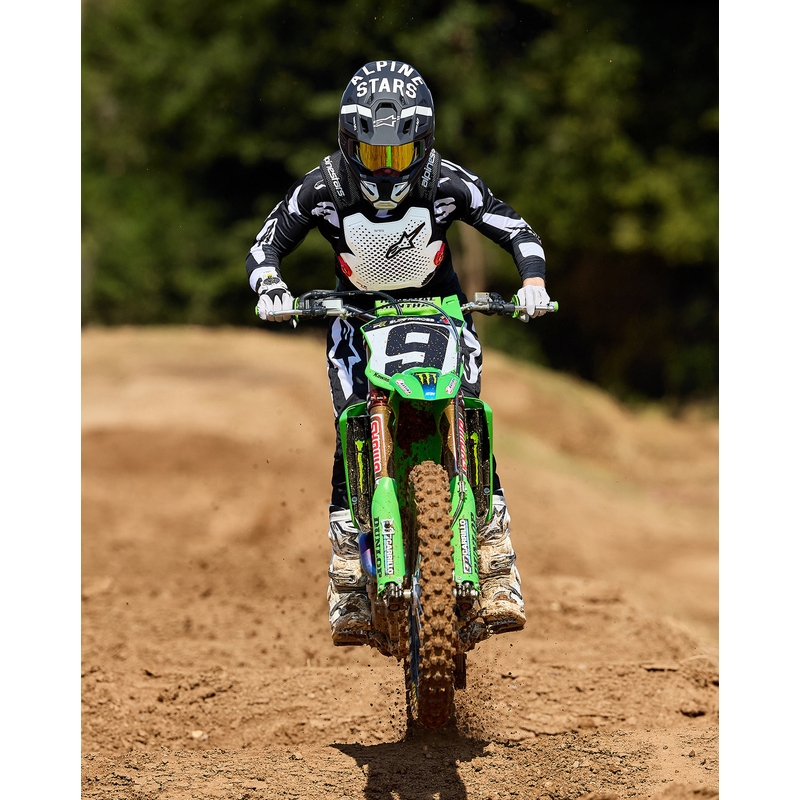 Alpinestars TECH-AIR®MX PLASMA sistem zračnih blazin, bel-črno-rdeč