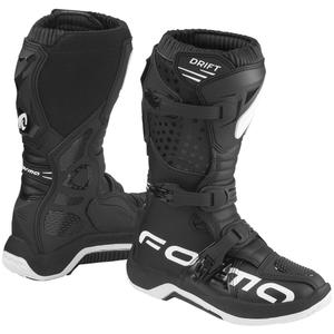 Otroški motoristični škornji Forma Drift črne barve