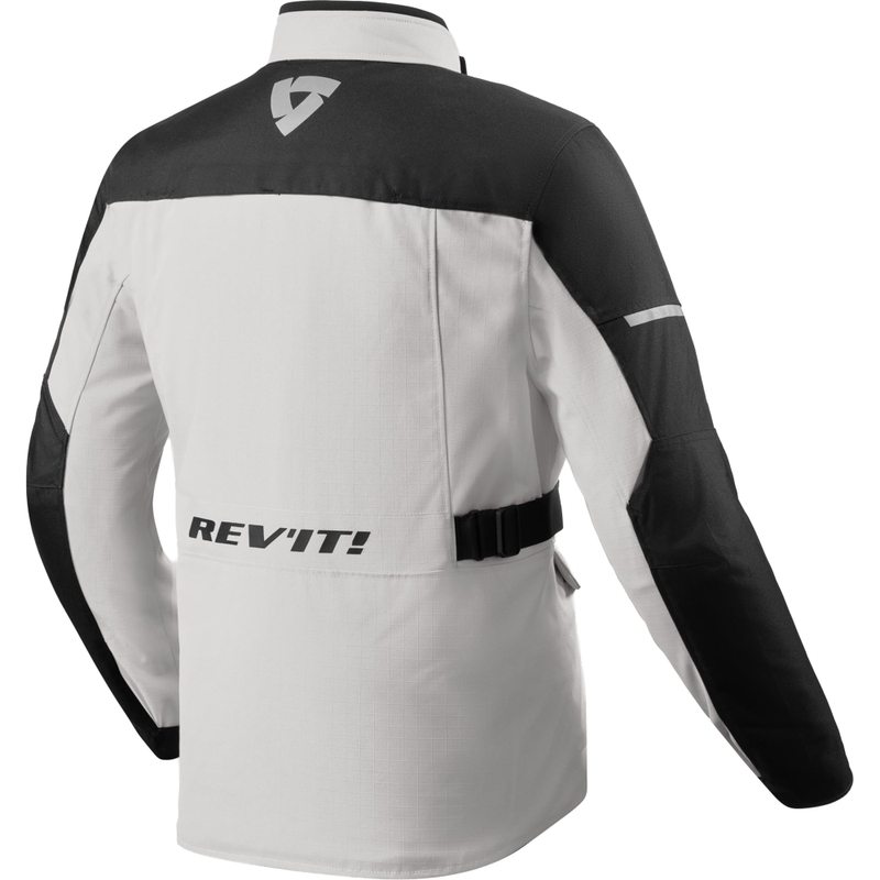 Moto jakna Revit Convergent H2O srebrno-črna