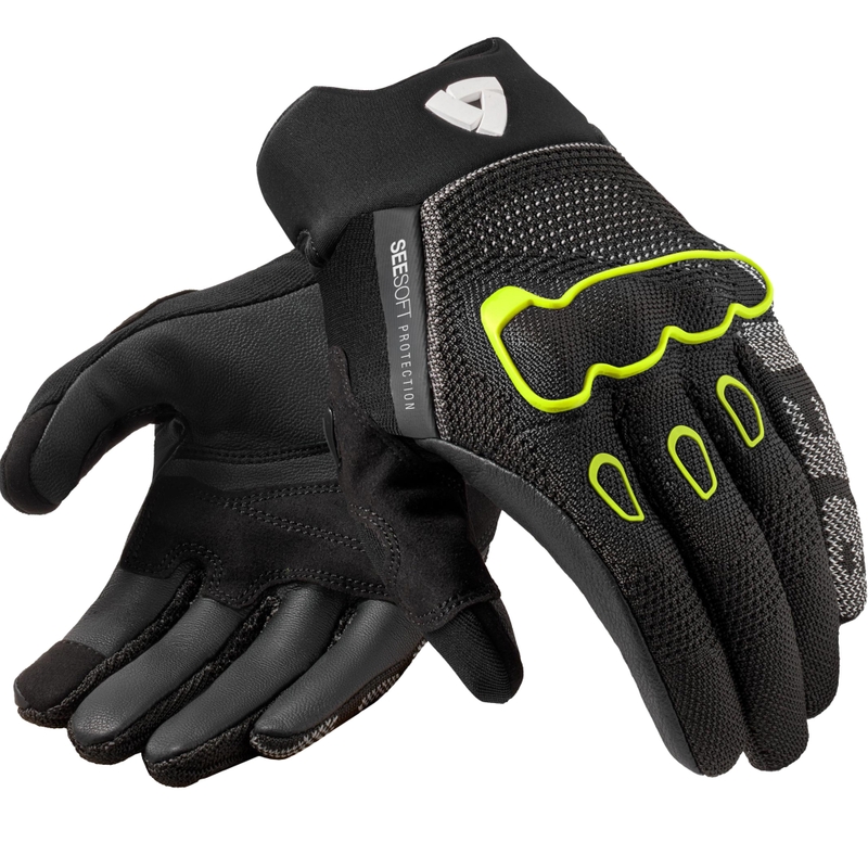 Moto rokavice Revit Hyperspeed 3 črno-fluo rumene