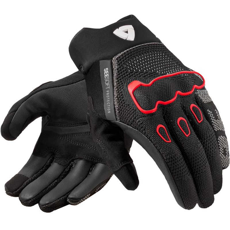 Moto rokavice Revit Hyperspeed 3 črno-fluo rdeče