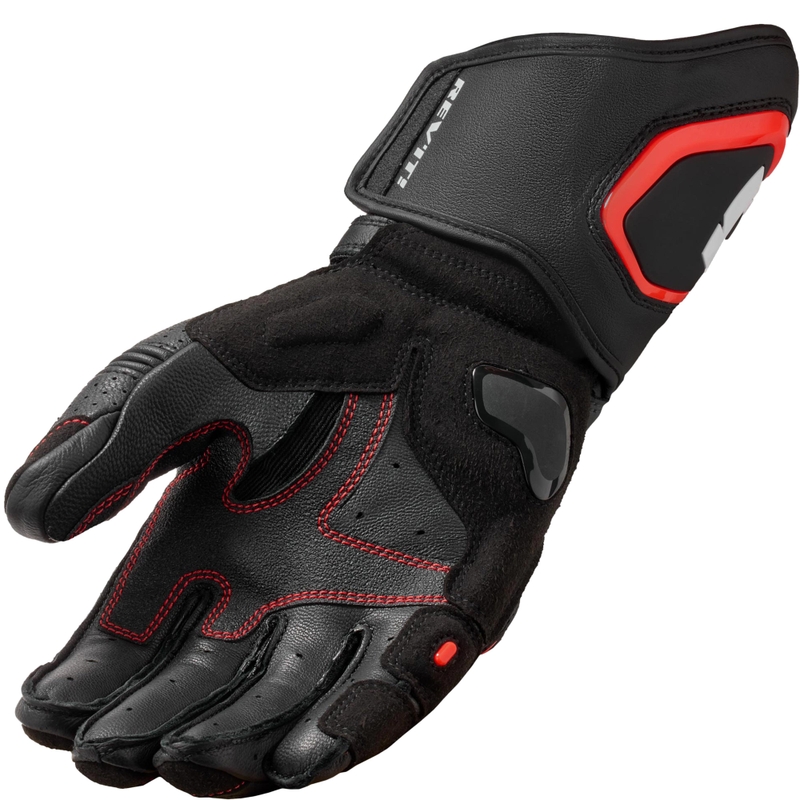 Moto rokavice Revit Argon 3 črno-fluo rdeče