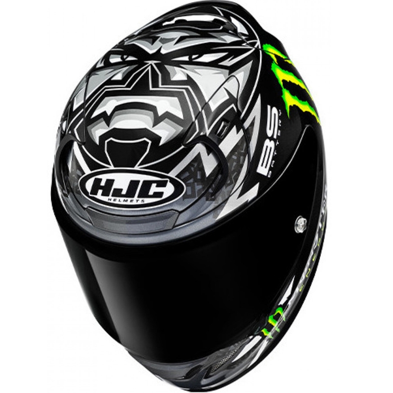 Moto čelada HJC RPHA 12 Quartararo Replica BL MC5 Full Face, črna