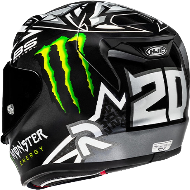 Moto čelada HJC RPHA 12 Quartararo Replica BL MC5 Full Face, črna