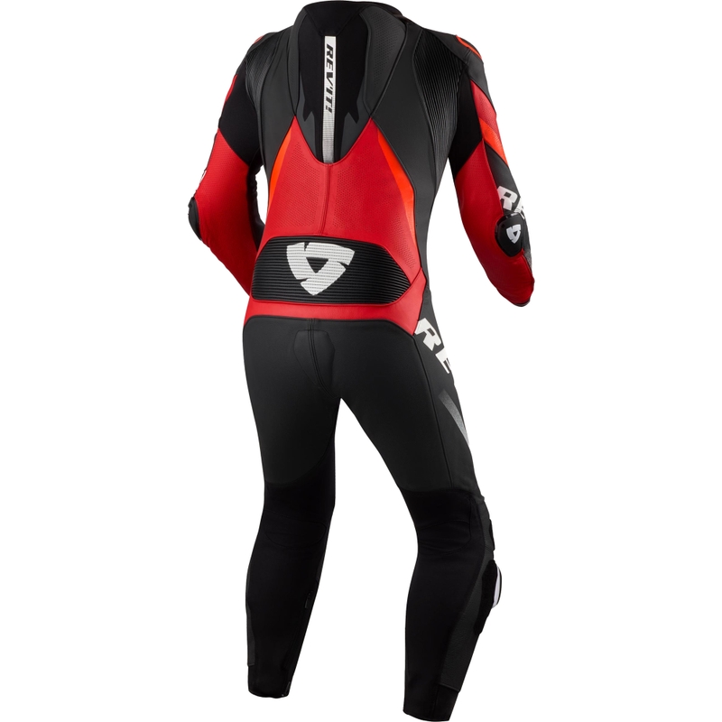 Moto kombinezon Revit One Piece Hyperspeed 3 črno-fluo rdeč