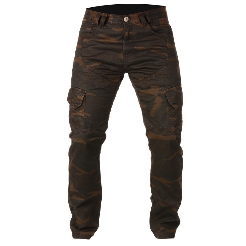 Ayrton Camino Brown Camo Motorcycle Jeans razprodaja