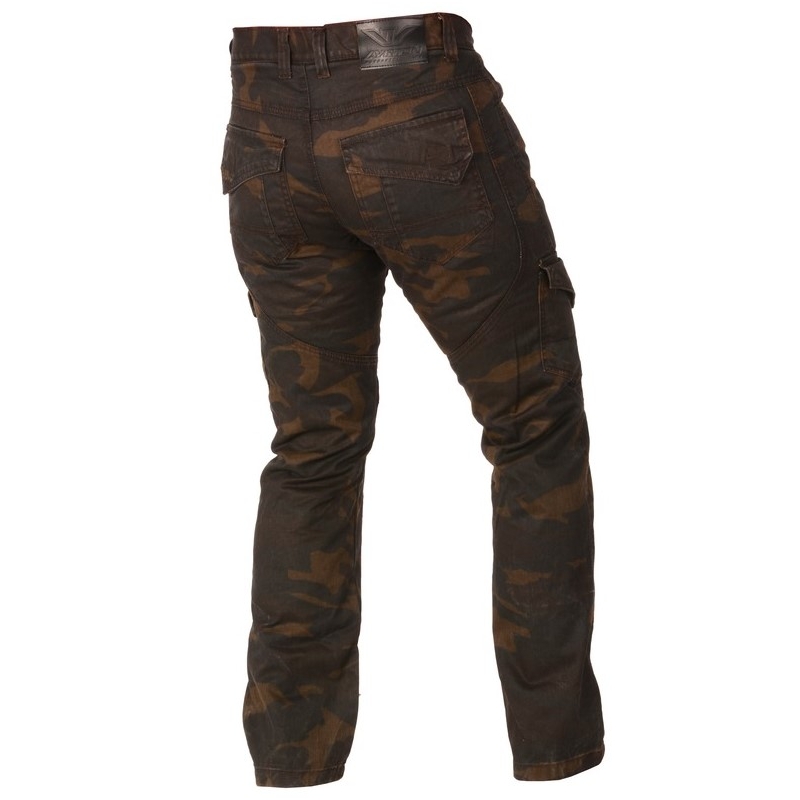 Ayrton Camino Brown Camo Motorcycle Jeans razprodaja
