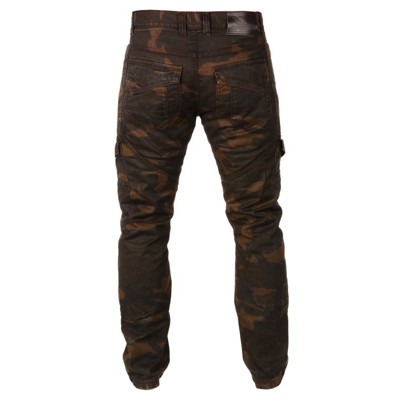 Ayrton Camino Brown Camo Motorcycle Jeans razprodaja