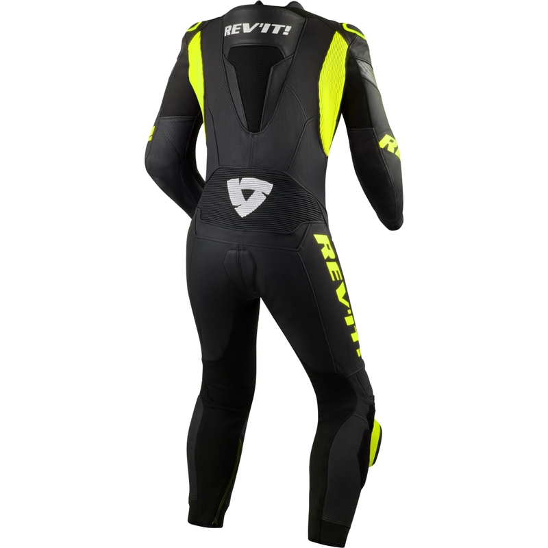 Motoristični kombinezon Revit Argon 3 črno-fluo rumen