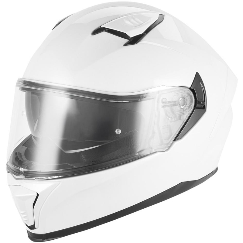 Celoobrazna motoristična čelada NOX N402 bela