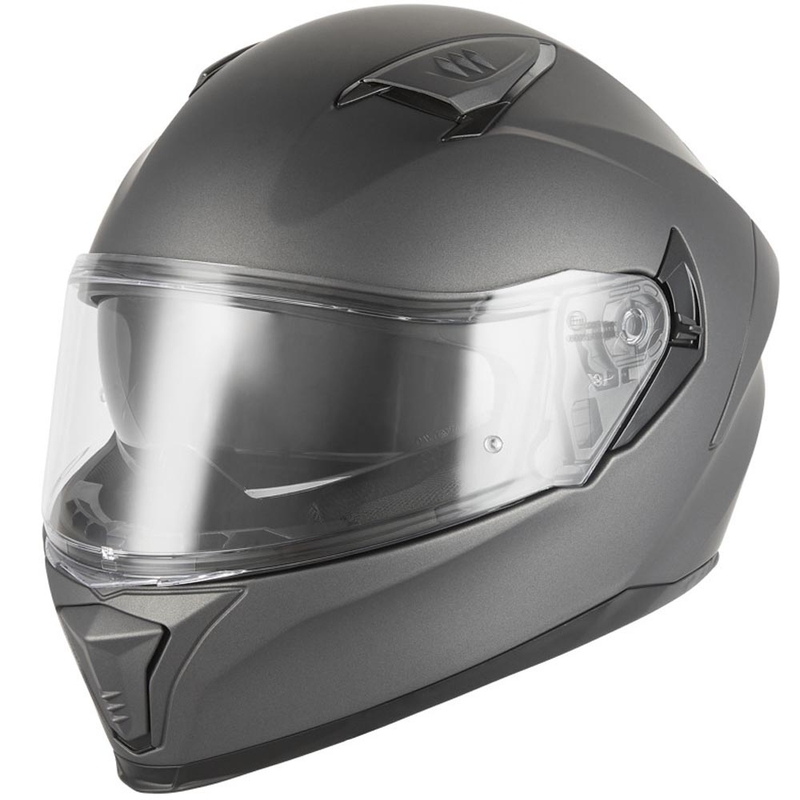 NOX N402 integralna motoristična čelada, mat titan