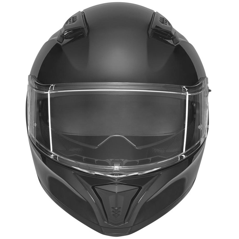 NOX N402 integralna motoristična čelada črne barve