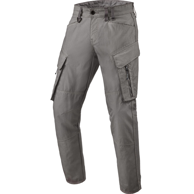 Kratke motoristične hlače Revit Cargo Tristan Tapered, sive