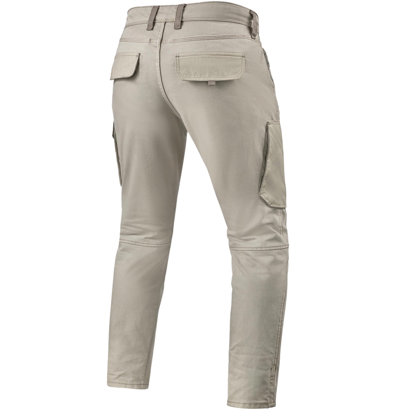Moto kavbojke Revit Cargo Brant Slim Classic, peščene
